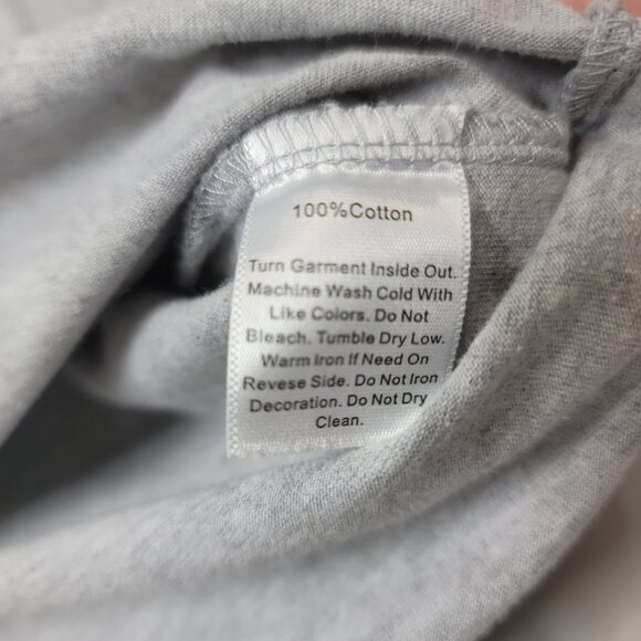 Cardin McCoy gray tshirt (Size L) 'Always Be Yourself Unless..' graphic on back - Picture 7 of 10